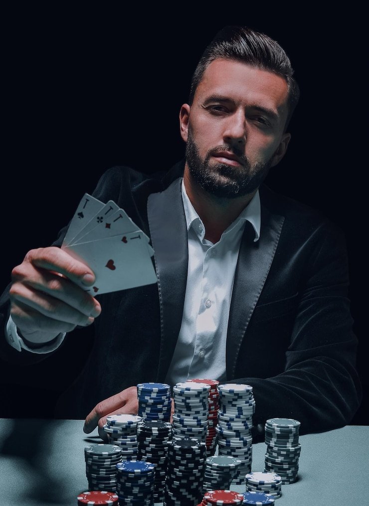 Live-dealer table on winslot77 with professional croupier and multi-camera broadcast setup